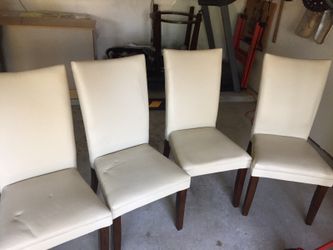 Dining table and chairs