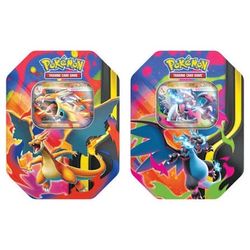 Pokémon cards- mega charizard tin x and y