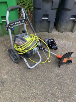 Power Washer, Weed Wacker, Hedger