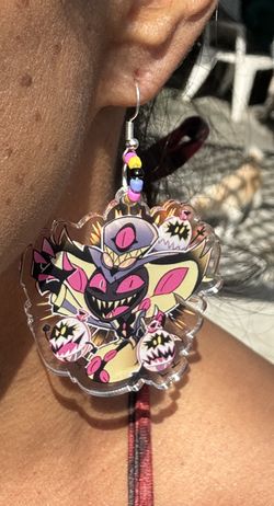 Hazbin Hotel Dangle Earrings 