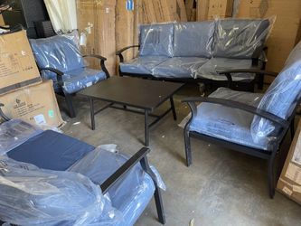 Brand new aluminum outdoor furniture set