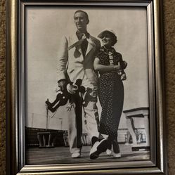 Walt and Lily Disney Commemorative Photo - Framed