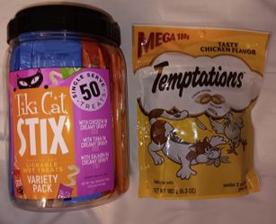 Tiki Cat STIX (50 COUNT) NEW