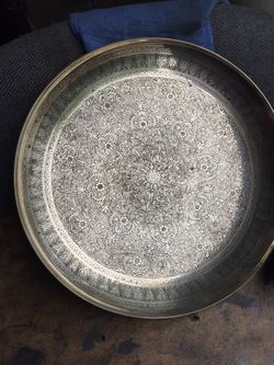 Embellished Brass Plates