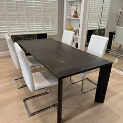 78” Solid Wood Dining Table – Living Spaces