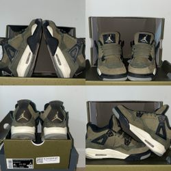 Discontinued Olive Jordan 4 Kids Size 4