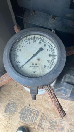 Vintage Jas P Marsh Pressure Gauge