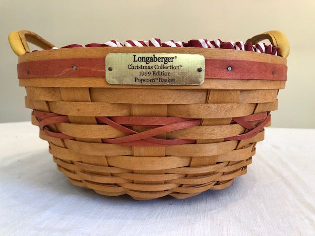 Longaberger 1999 Popcorn Basket 