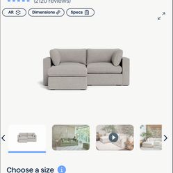 Grey Cozy Ciello Couch (brand New Half Off!) 