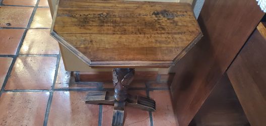 Small antique table.