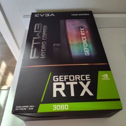  EVGA GeForce RTX 3080 12GB FTW3 ULTRA HYDRO COPPER GAMING,  12GB GDDR6X, ARGB LED, Metal Backplate.