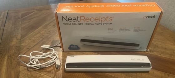 NeatReceipts Mobile Scanner + Digital Filing Systemi