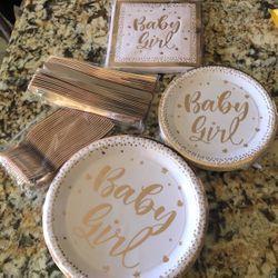 Baby Girl Dinner Plates Bundle