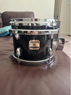 Gretsch Renown Tom 8x10 with Die Cast Hoops Piano Black