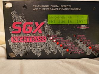 SGX NIGHTBASS EFFECTS PREAMP