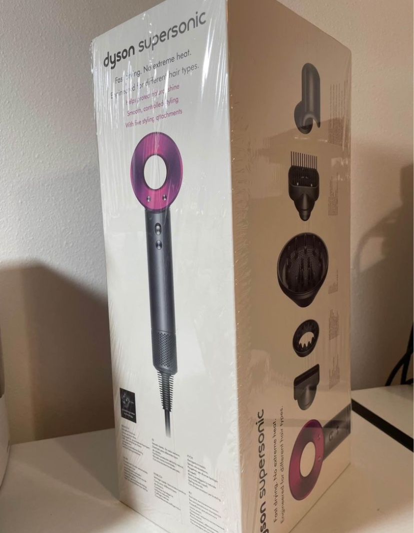 Brand New Never Used Pink Dyson Supersonic Hairdryer HD07