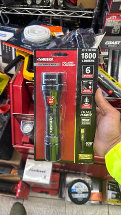 Husky 1800 rechargeable flashlight