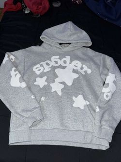 Grey Spider Hoddie 