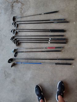 Golf set irons Callaway big Bertha ping putter Taylor made wedge driver red bird vintage power bilt putter