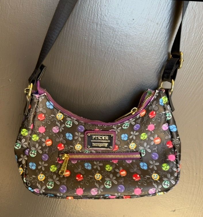 Loungefly Pixar Inside Out 2 Core Memories All-Over Print Crossbody Bag