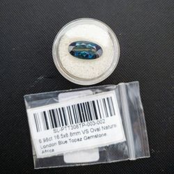 Natural London Blue Topaz Gemstone 