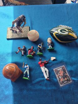 Sports Collectibles Lot – Figures, Cards & More