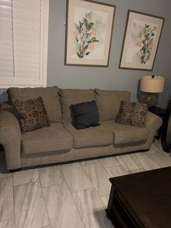Grey sofa set