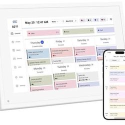 New in Box 10.1” Digital Calendar IPS HD Touchscreen Interactive Display Smart Planner E-Calendar