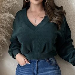 Hunter Green Sweater (large)