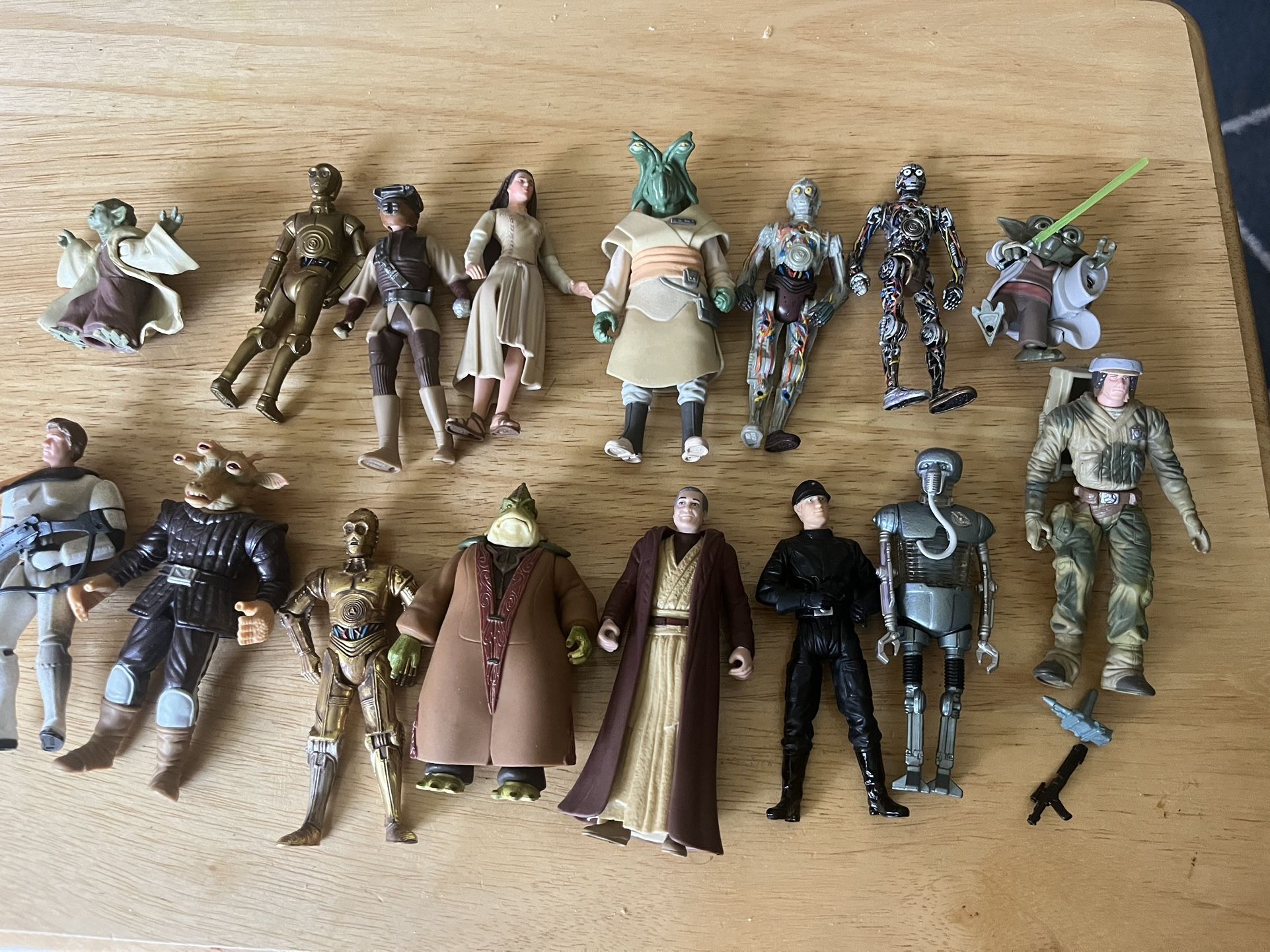 Star Wars 1990s figures lot (16 figures)