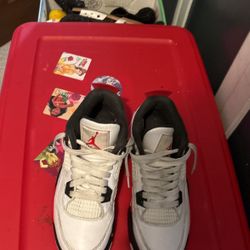 Jordan 4 Red Cement Kids 