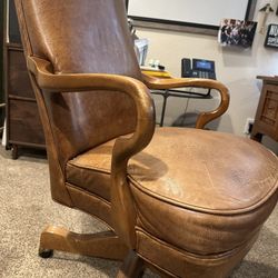 Leather Desk Chair