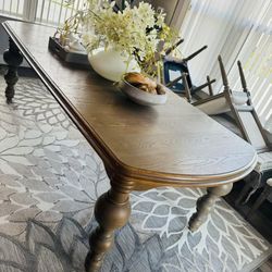 Dining room Table With Four Chairs and Bench