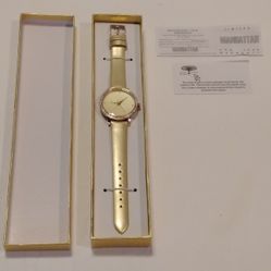 Manhattan by Croton Women's Quartz Dress Watch w/ 1 Year Warranty