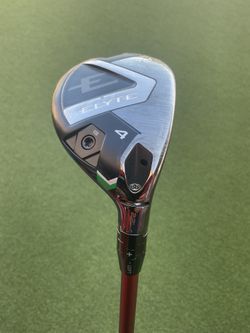 Callaway Elyte #4 hybrid w/upgraded shaft. Stop by the GolfLAB and demo on the range.