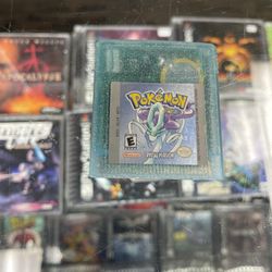 Pokemon Crystal Gameboy Color Authentic $185 Gamehogs 11am-7pm