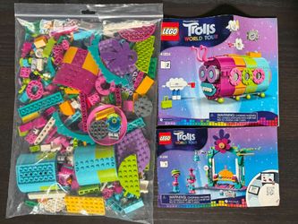 $18 Lego set 41256 Trolls World Tour Rainbow Caterbus