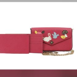 Louis Vuitton Pink Felicie Patchwork Pouchette