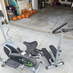 Elliptical and Stair Stepper 