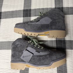 Brand New size 7.5 Timberland GORE-TEX Vibram grey suede GTX field boots