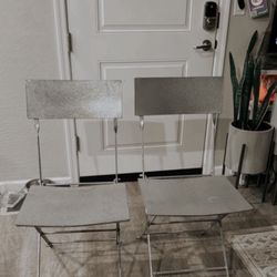 Heavy Metal Folding Chairs