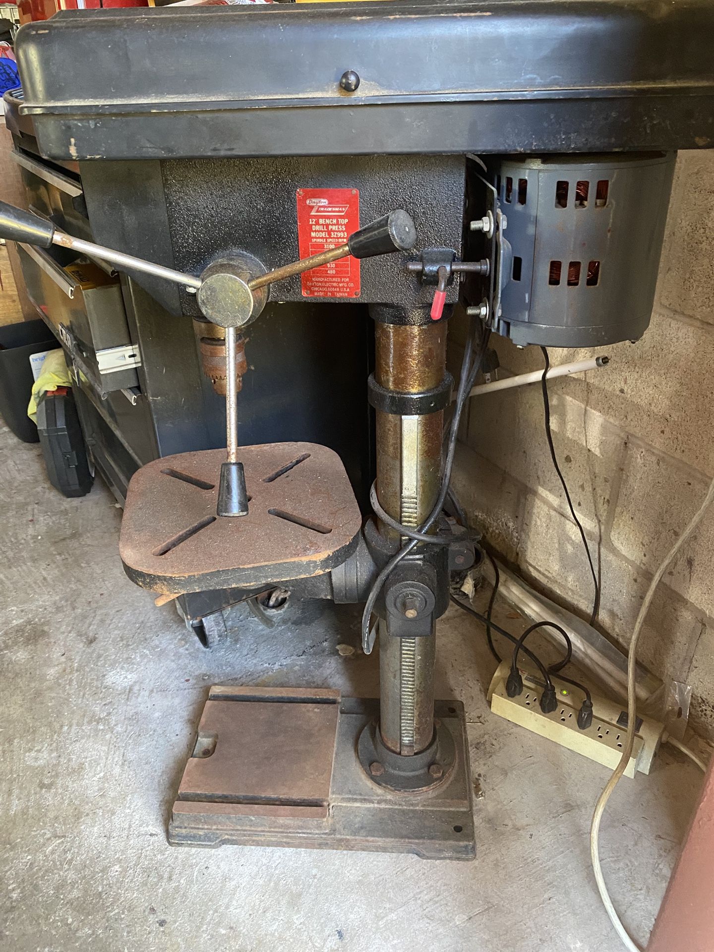 12” Bench Top Drill Press