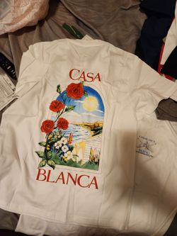 Casablanca White Graphic T-Shirt