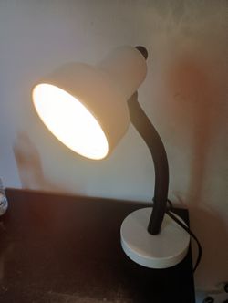 White and Black Desk Lamp.