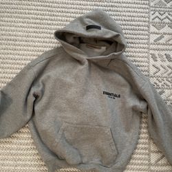 Essentials Grey Hoodie REAL