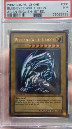Blue Eyes White Dragon 1st Editon 2002 PSA 7 