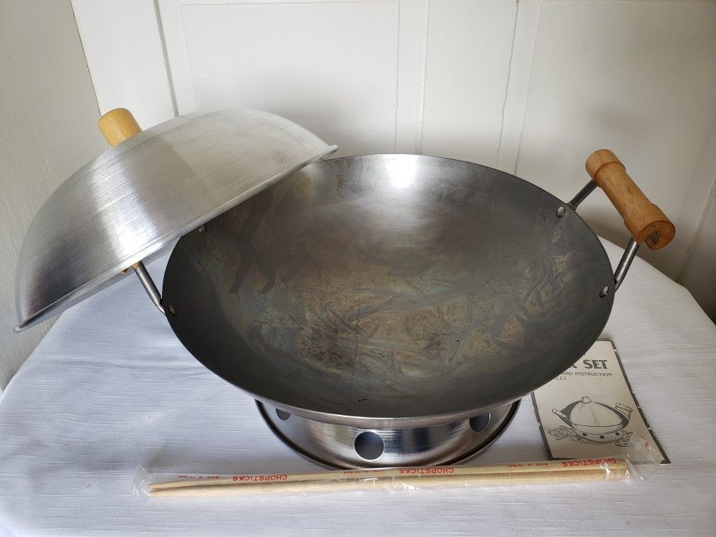 Wok Set for Gas and Electric Stoves