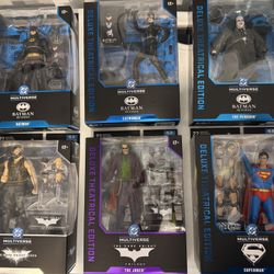 McFarlane DC Multiverse Lot – Batman Returns, Dark Knight Trilogy, Superman 1978 (Joker, Bane) **PLEASE READ**