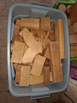 Hardwood Building Blocks