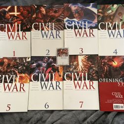 Marvel Civil War Comic Series In Full, 1st Edition